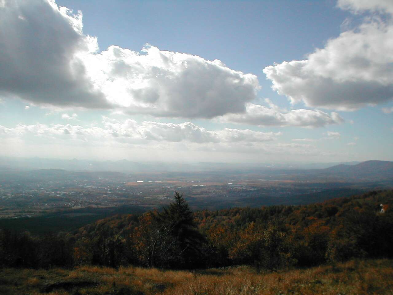 Pohled z Komáří vížky na jihozápad