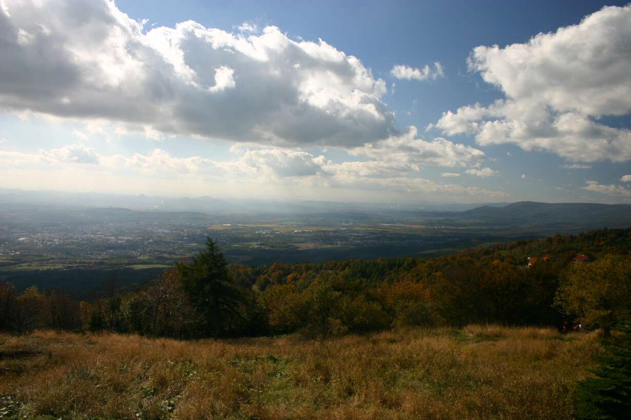 Výhled z Komáří vížky na jihozápad