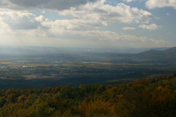 Výhled z Komáří vížky na jihozápad Výhled z Komáří vížky na jihozápad