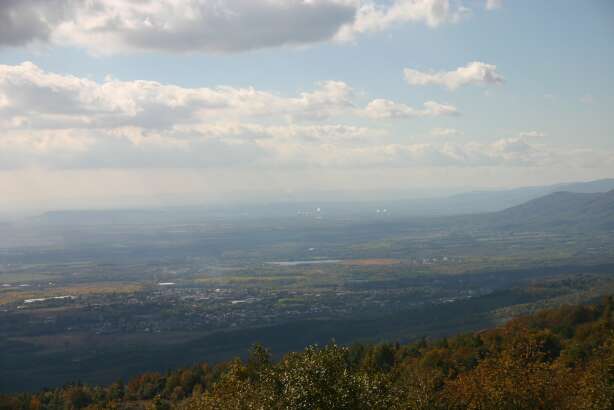 Pohled z Komáří vížky na jihozápad Pohled z Komáří vížky na jihozápad