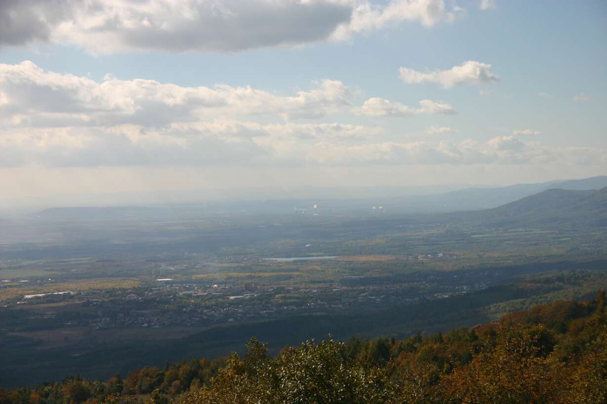 Pohled z Komáří vížky na jihozápad