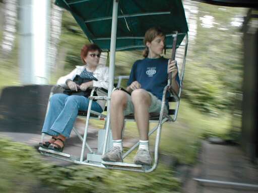 Příjezd lanovky do Bohosudova Příjezd lanovky do Bohosudova